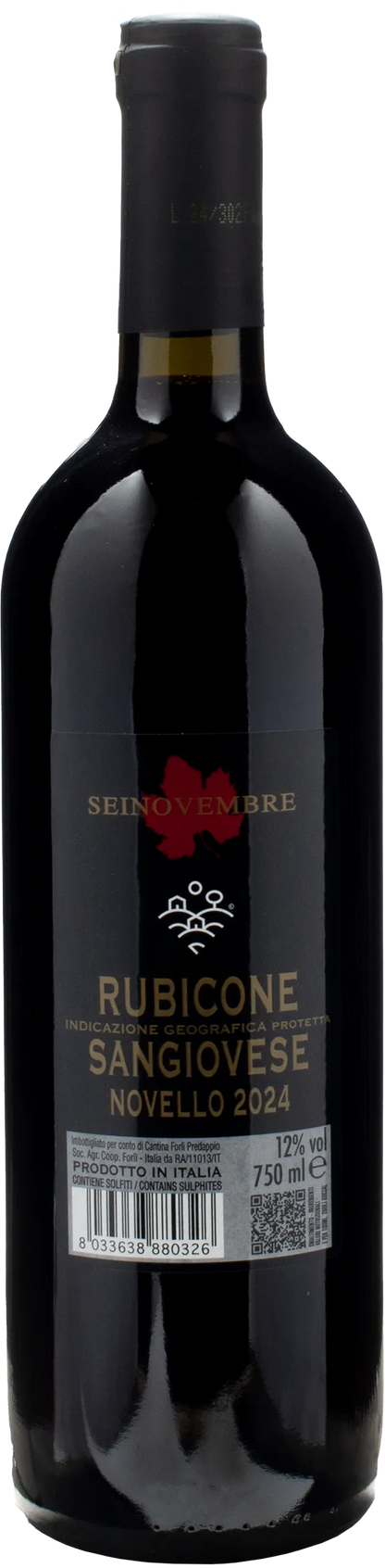Cantina Forli Predappio Rubicone Sangiovese Novello SeiNovembre 2024