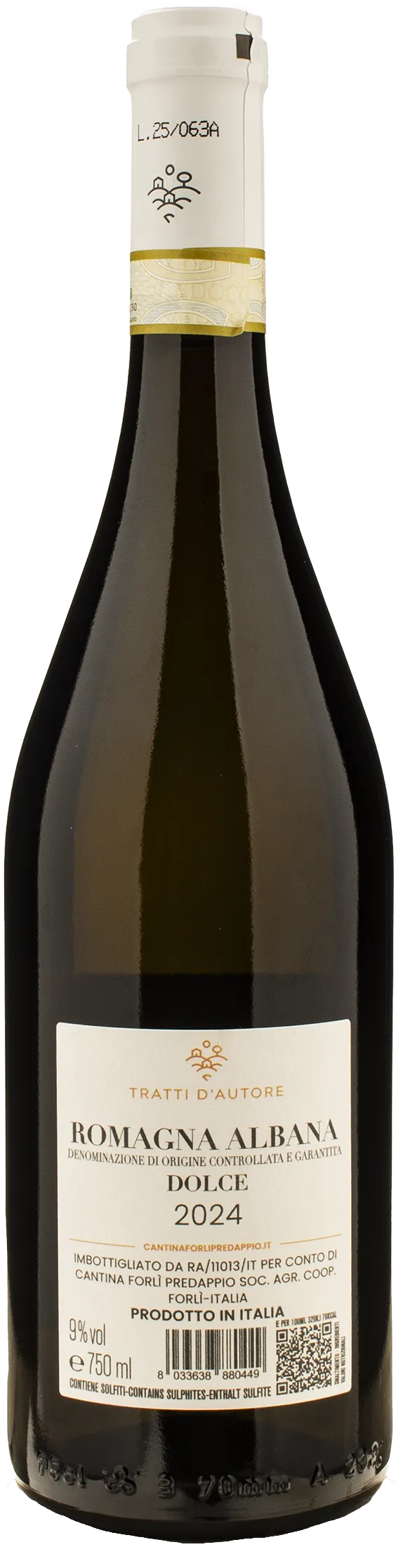 Cantina Forli Predappio Tratti D'Autore Albana Dolce 2024