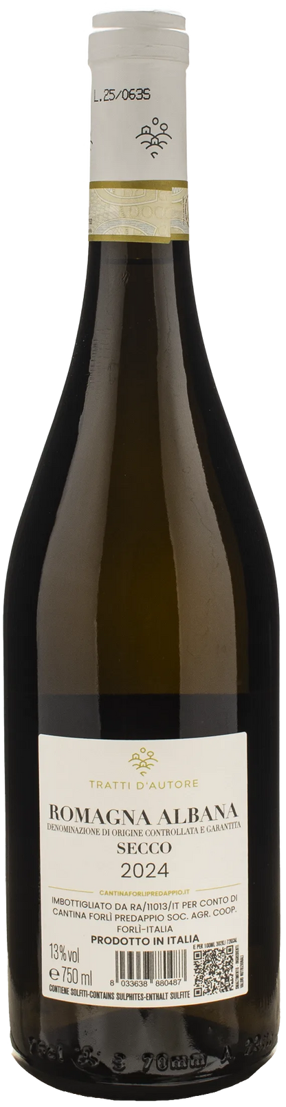 Cantina Forli Predappio Tratti D'Autore Albana Secco 2024