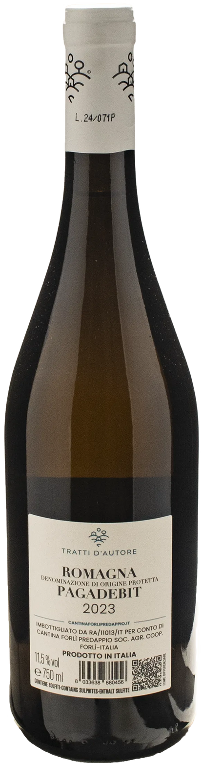 Cantina Forlì Predappio Tratti d'Autore Pagadebit 2023