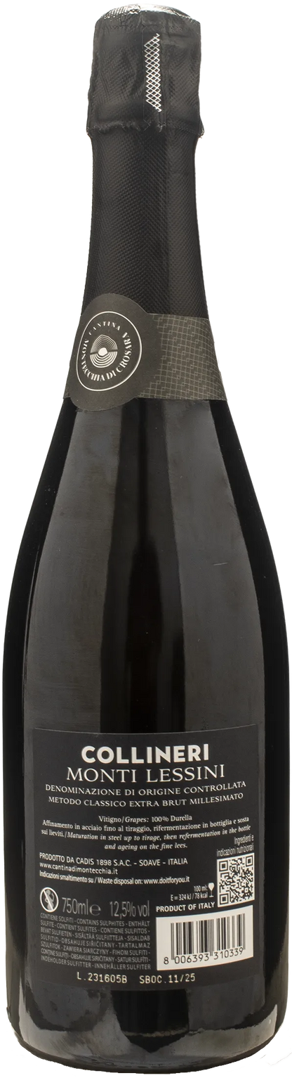 Cantina Montecchia di Crosara Monti Lessini Metodo Classico Extra Brut Collineri 2022