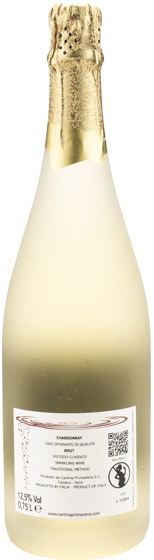 Cantina PrimaVena Bollabiòtt Metodo Classico Chardonnay Brut 2019