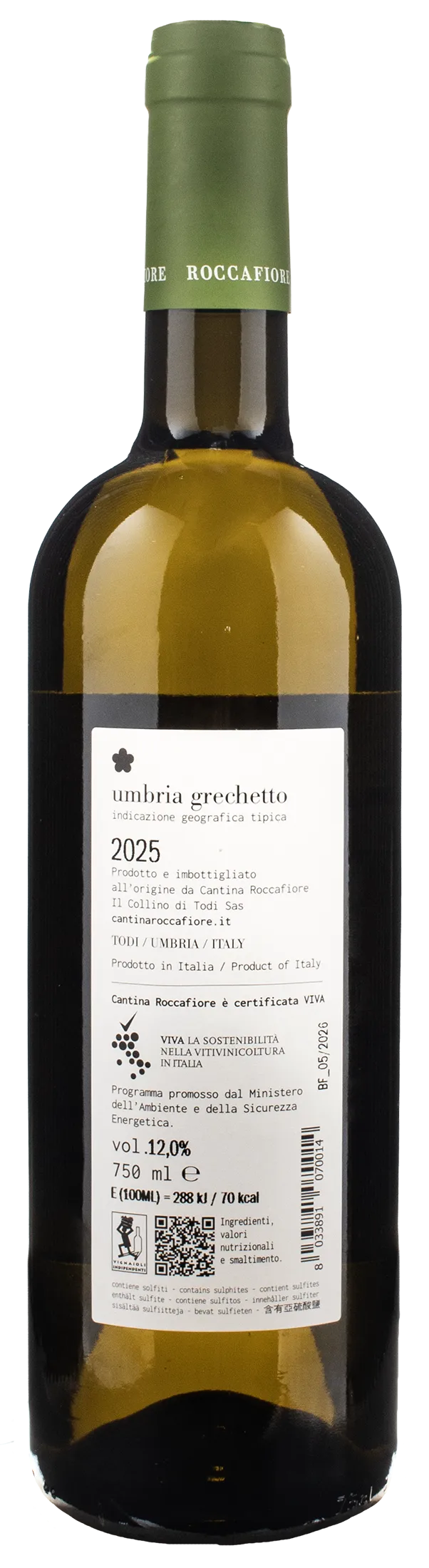 Cantina Roccafiore Grechetto Fiordaliso 2025