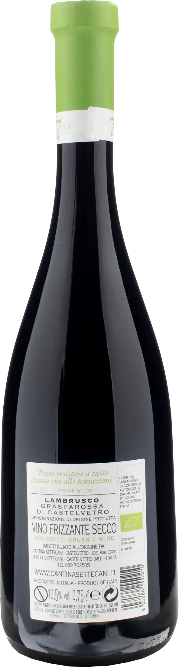 Cantina Settecani Lambrusco Secco Grasparossa di Castelvetro 7
