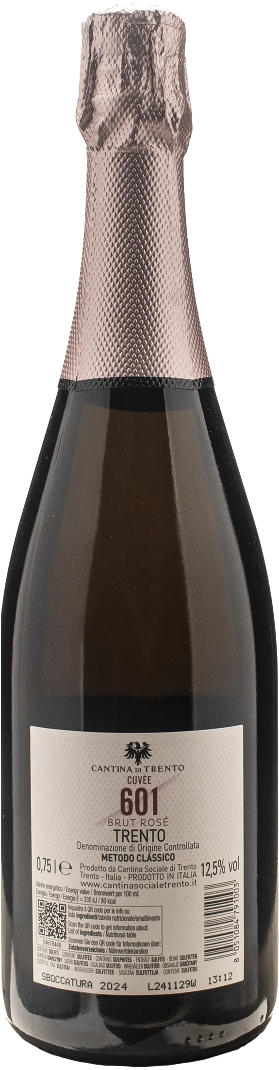 Cantina Sociale di Trento Trento Cuvee 601 Brut Rosè