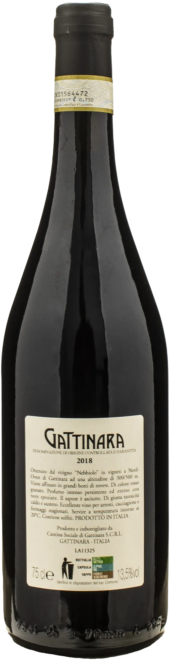 Cantina Sociale Gattinara Gattinara 2018