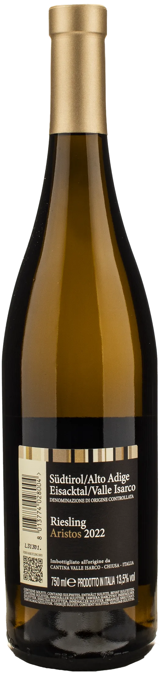 Cantina Valle Isarco Aristos Riesling 2022