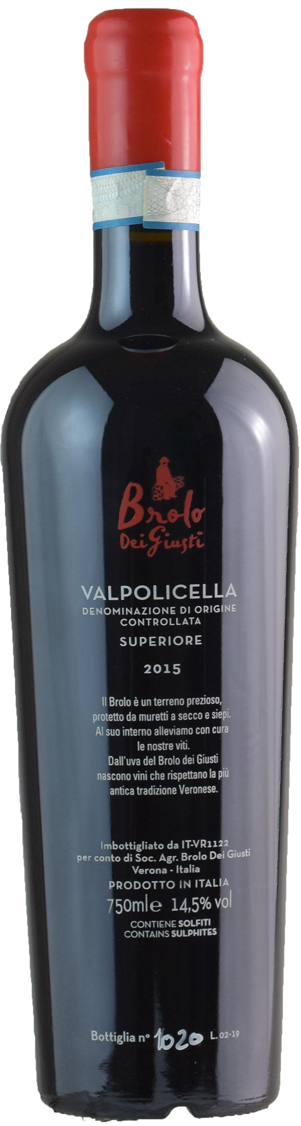 Cantina Valpantena Valpolicella Superiore Brolo dei Giusti 2015