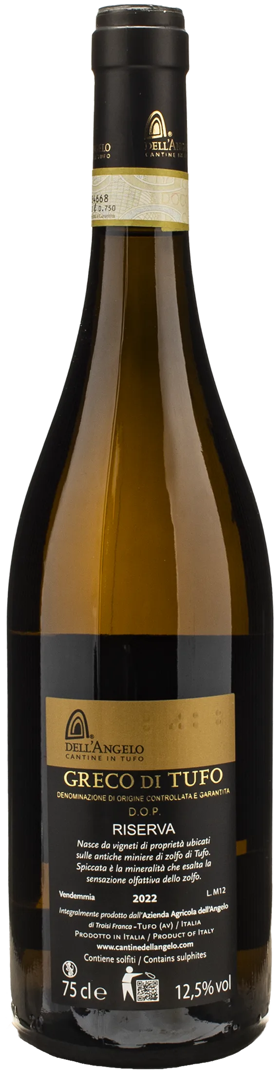 Cantine dell'Angelo Greco di Tufo Riserva Miniere 2022