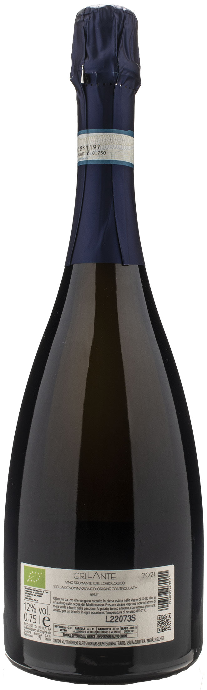 Cantine Europa Grillo Grillante Bio Brut 2021