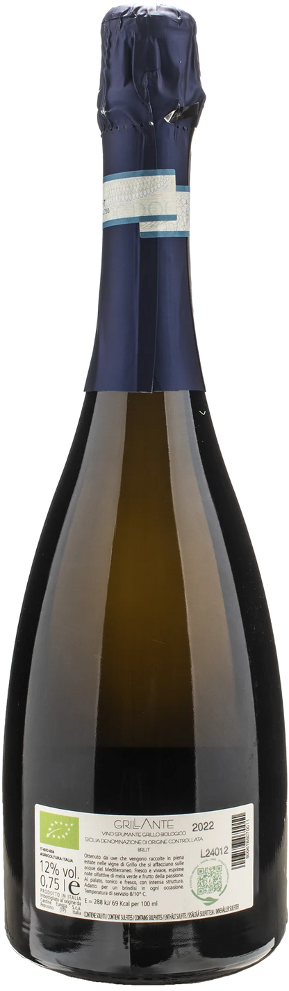 Cantine Europa Grillo Grillante Biologico Brut 2022