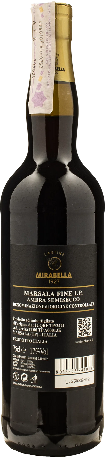 Cantine Mirabella Marsala Fine I.P. Ambra Semisecco