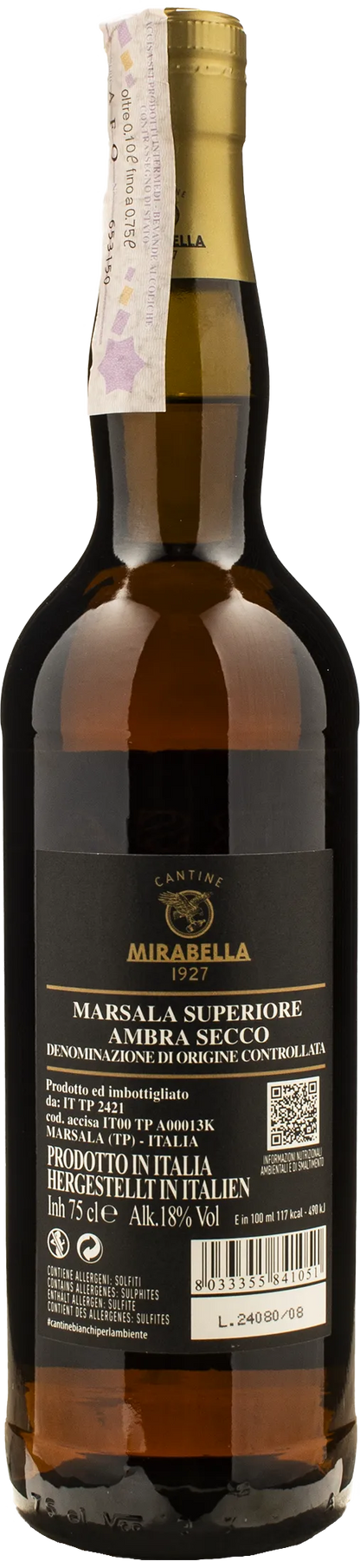 Cantine Mirabella Marsala Superiore S.O.M. Ambra Secco