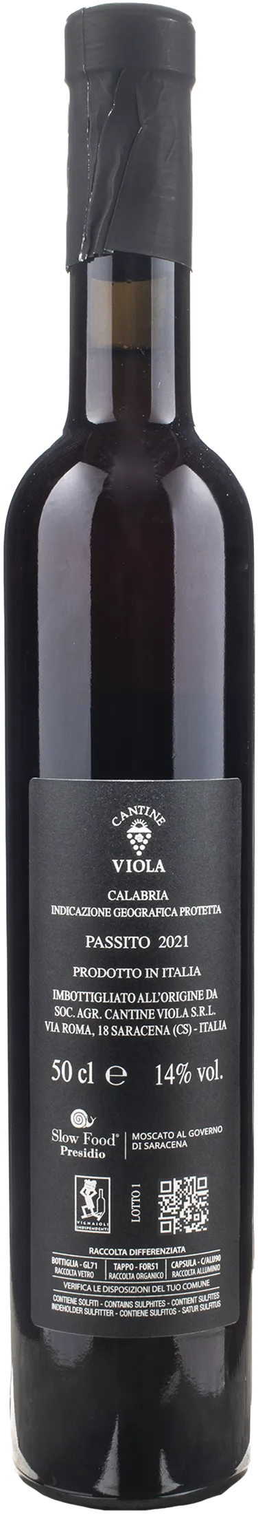Cantine Viola Passito Luigi Viola Saracena 0.5L 2021