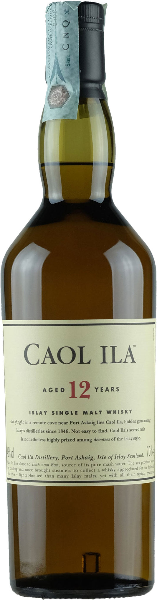 Caol Ila Islay Single Malt Whisky 12 Anni