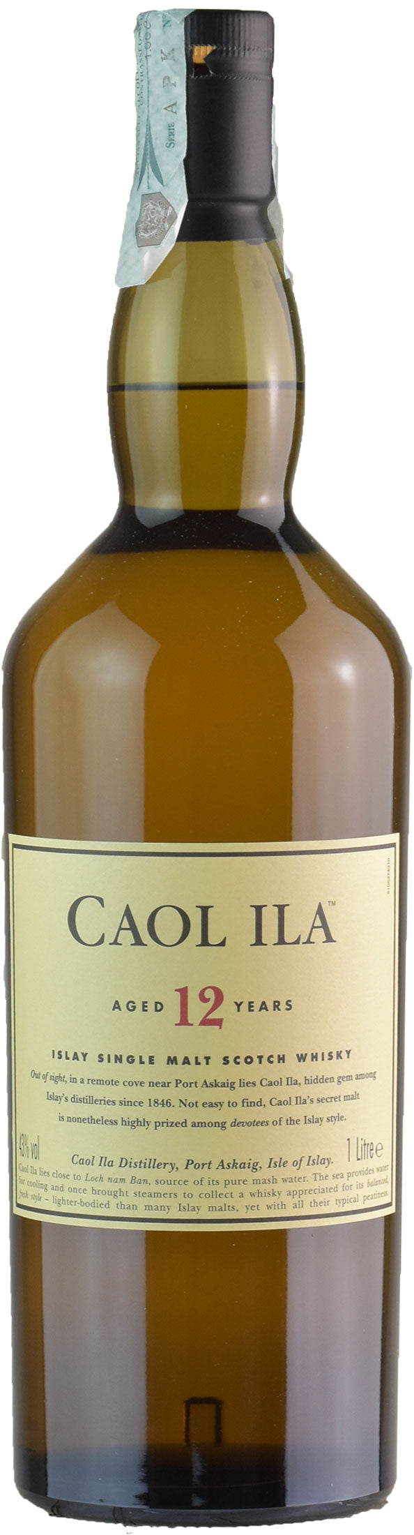 Caol Ila Whisky 12 Anni 1L