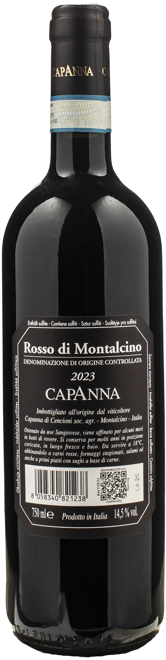 Capanna Rosso di Montalcino 2023