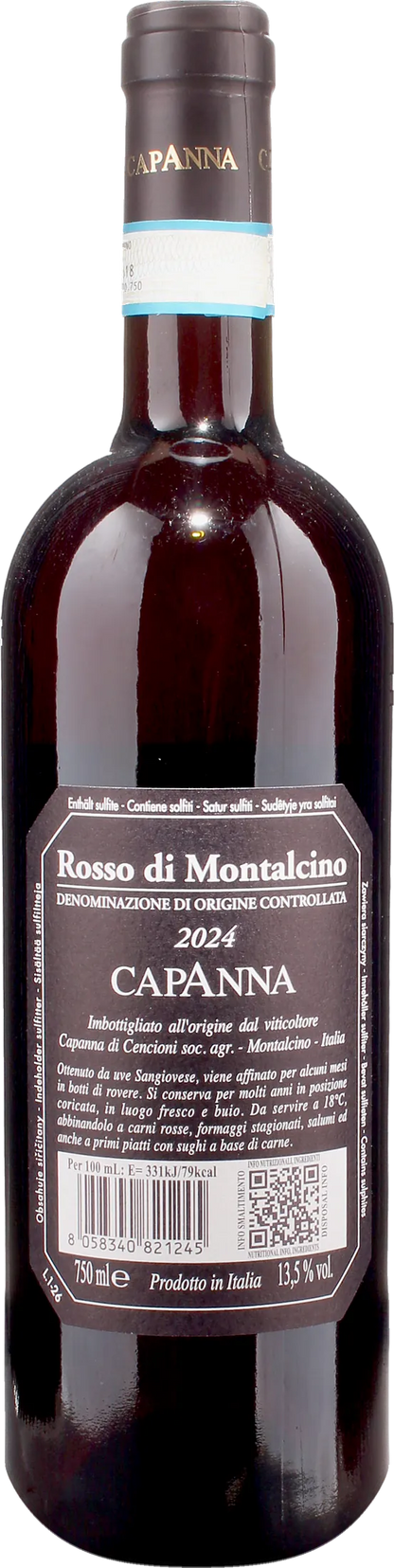 Capanna Rosso di Montalcino 2024