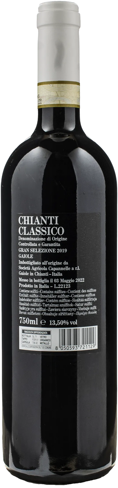 Capannelle Chianti Classico Gran Selezione Gaiole 2019