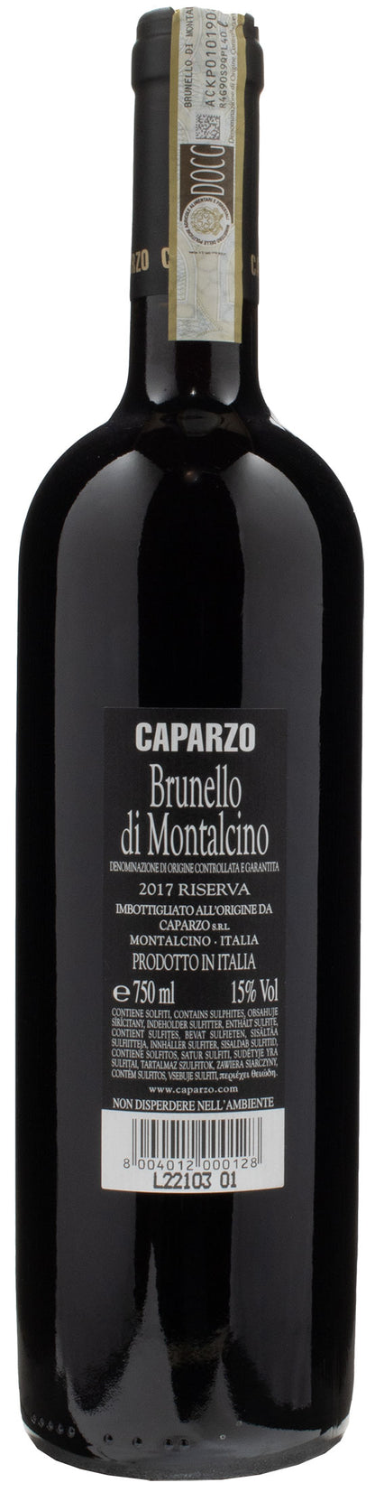 Caparzo Brunello di Montalcino Riserva 2017