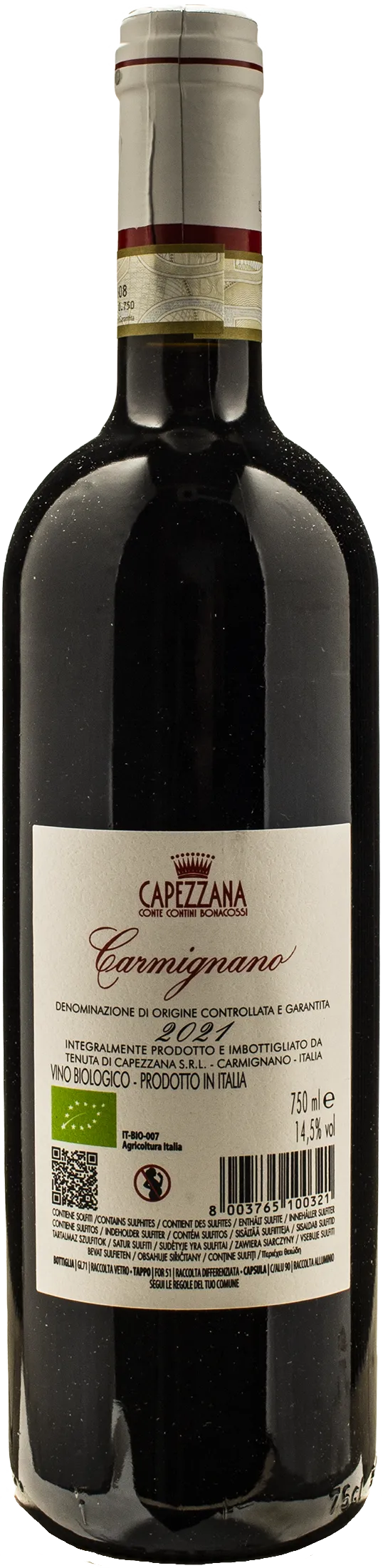 Capezzana Carmigiano Villa di Capezzana 2021