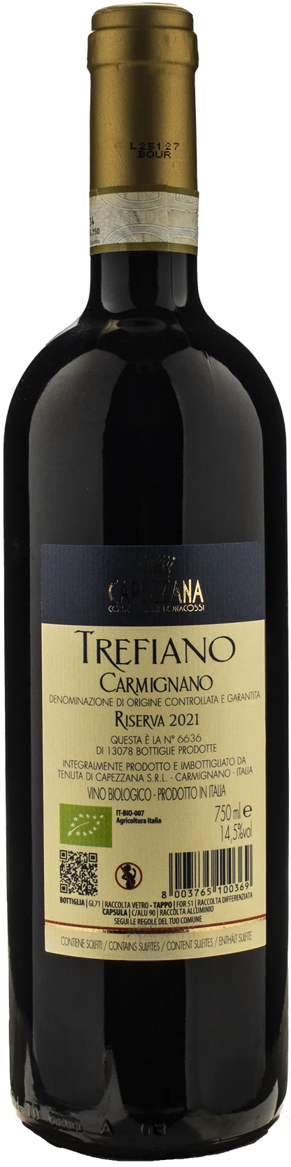 Capezzana Carmignano Trefiano Riserva 2021
