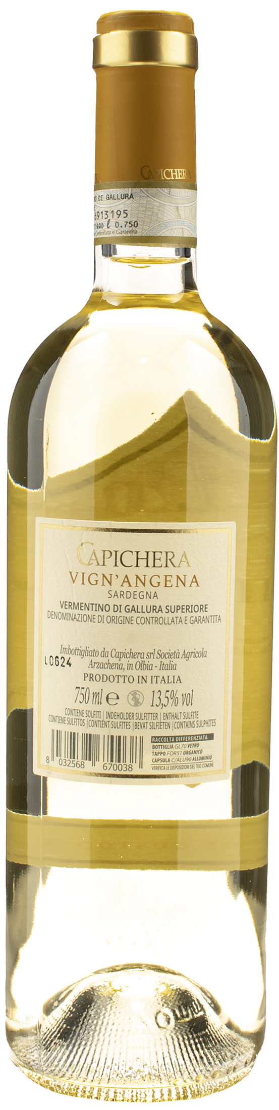Capichera Vermentino di Gallura Superiore Vign'Angena 2023
