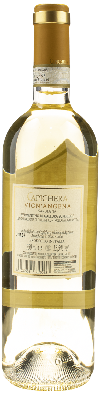 Capichera Vermentino di Gallura Superiore Vign'Angena 2023