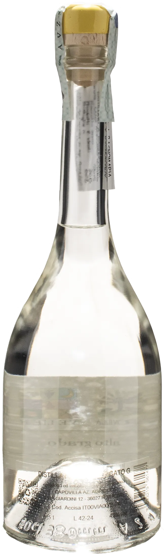 Capovilla Distillato di Moscato Giallo 0.5L