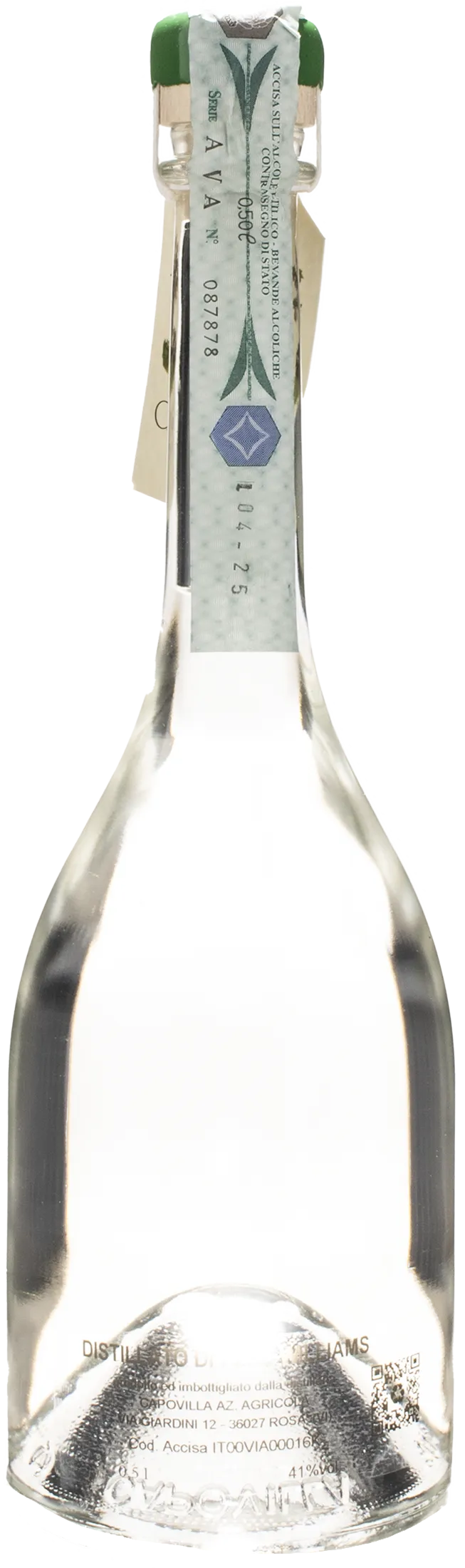 Capovilla Distillato di Pere Williams 0.5L