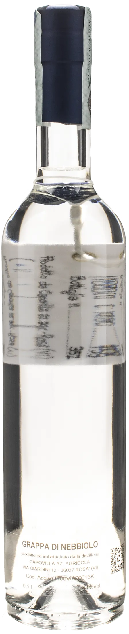 Capovilla Grappa di Nebbiolo 0.5L