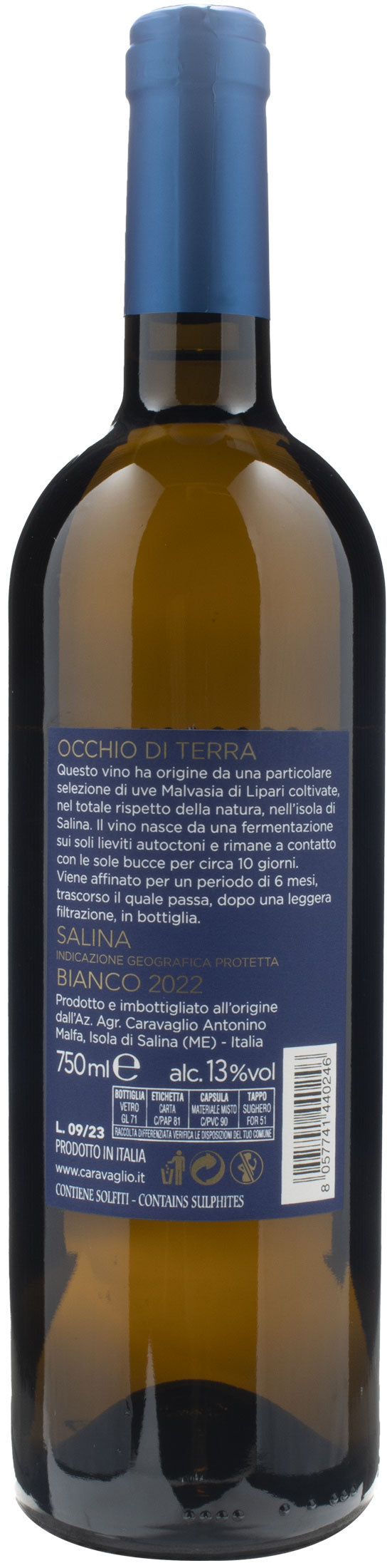 Caravaglio Occhio di Terra Malvasia Salina 2022