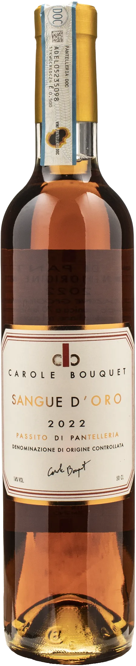 Carole Bouquet Sangue d'Oro Passito di Pantelleria 2022 0.5L