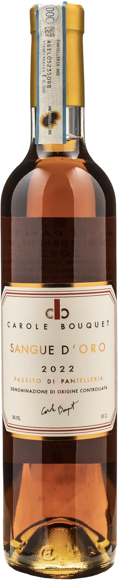 Carole Bouquet Sangue d'Oro Passito di Pantelleria 2022 0.5L