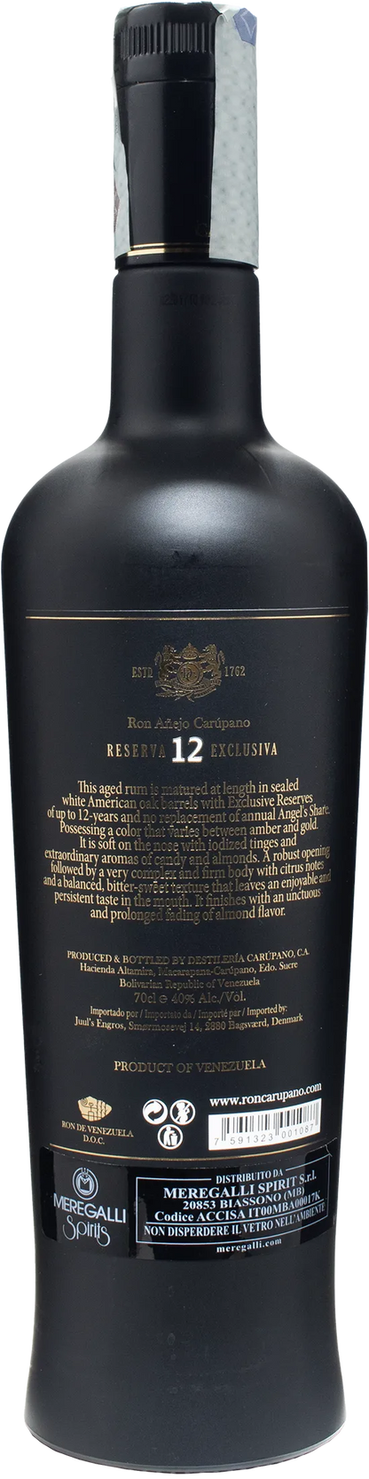 Carupano Ron Anejo Reserva 12 Esclusiva