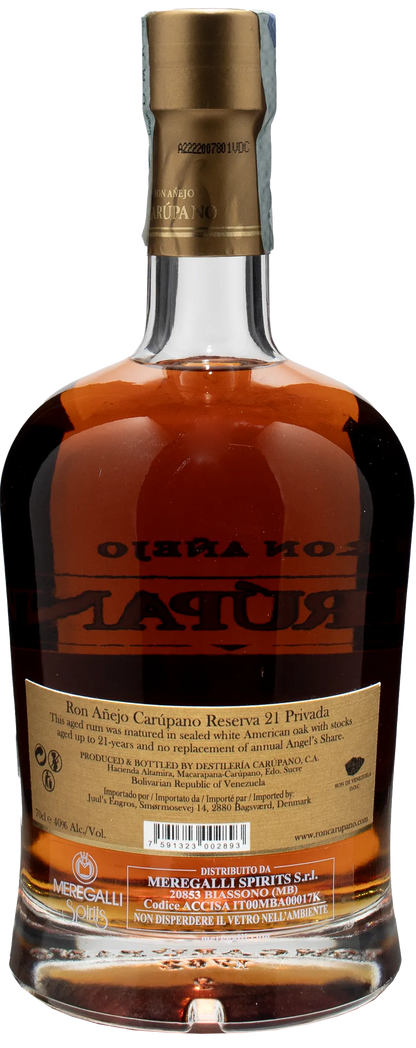 Carupano Ron Anejo Reserva 21 Privada