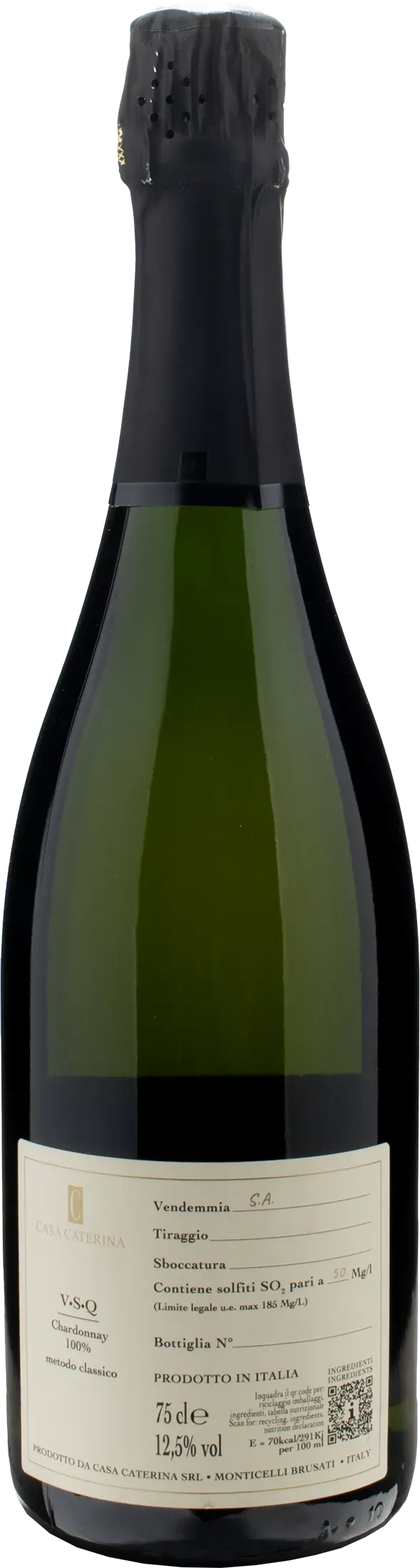 Casa Caterina Blanc de Blancs Metodo Classico Cuvée 60 Extra Brut