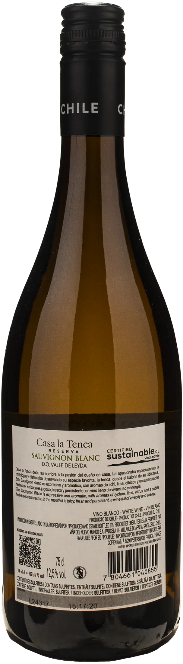 Casa La Tenca Sauvignon Blanc Reserva 2024