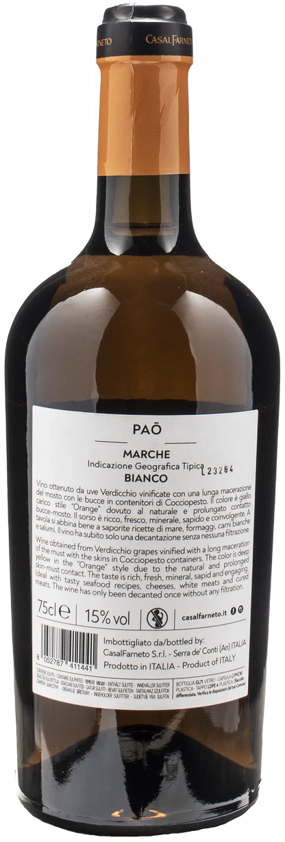 CasalFarneto Marche Bianco Pao 2022