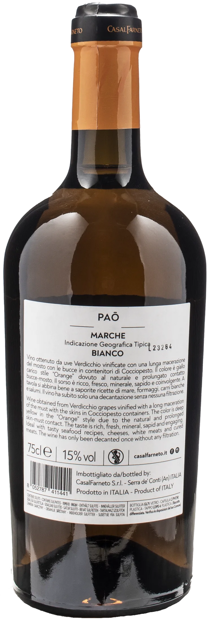 CasalFarneto Marche Bianco Pao 2022