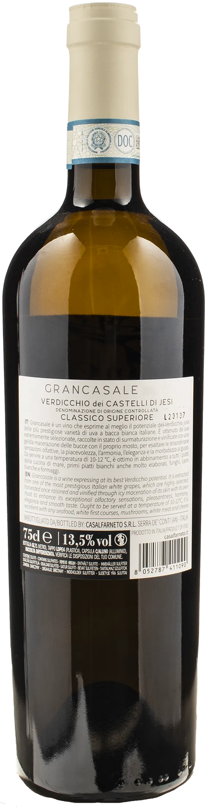 CasalFarneto Verdicchio dei Castelli di Jesi Classico Superiore Grancasale 2021