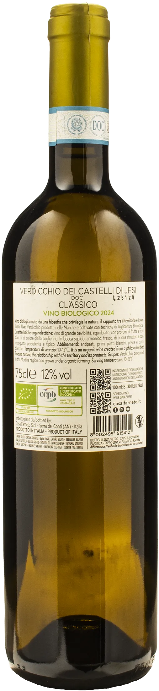 CasalFarneto Verdicchio dei Castelli di Jesi Diego 2024