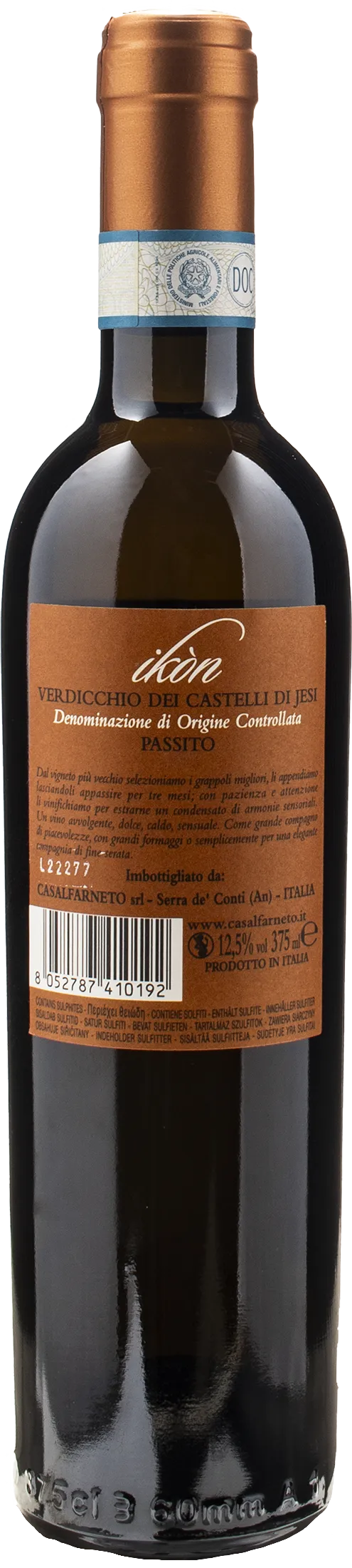 CasalFarneto Verdicchio dei Castelli di Jesi Passito Ikon 0.375L 2017