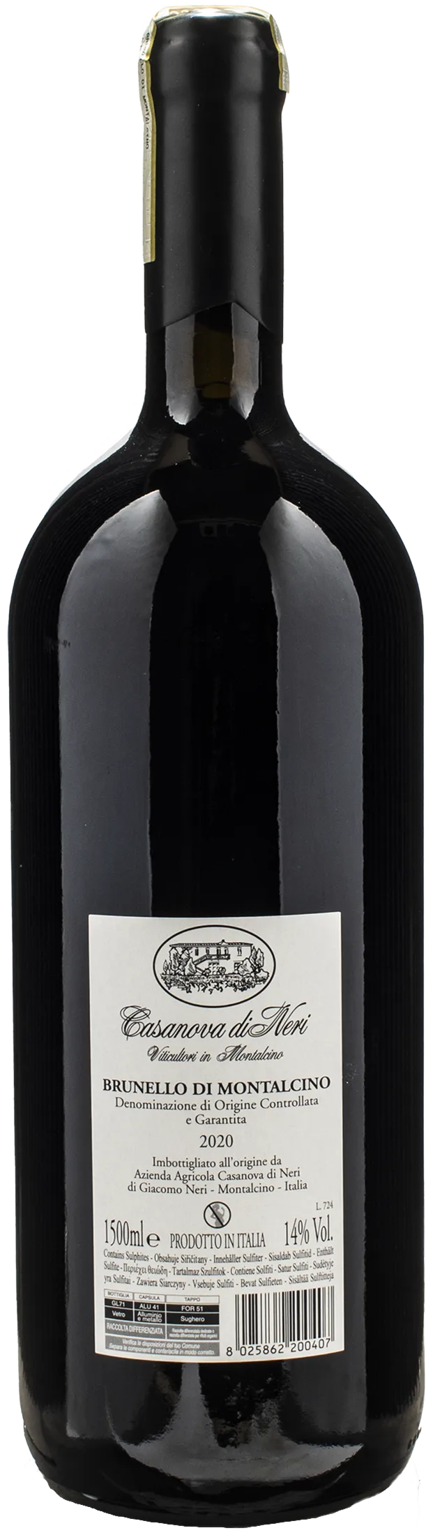 Casanova di Neri Brunello di Montalcino Magnum 2020