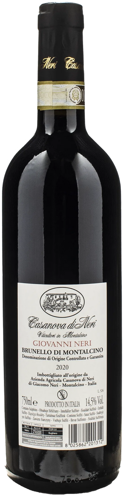 Casanova di Neri Brunello Montalcino Giovanni Neri 2020