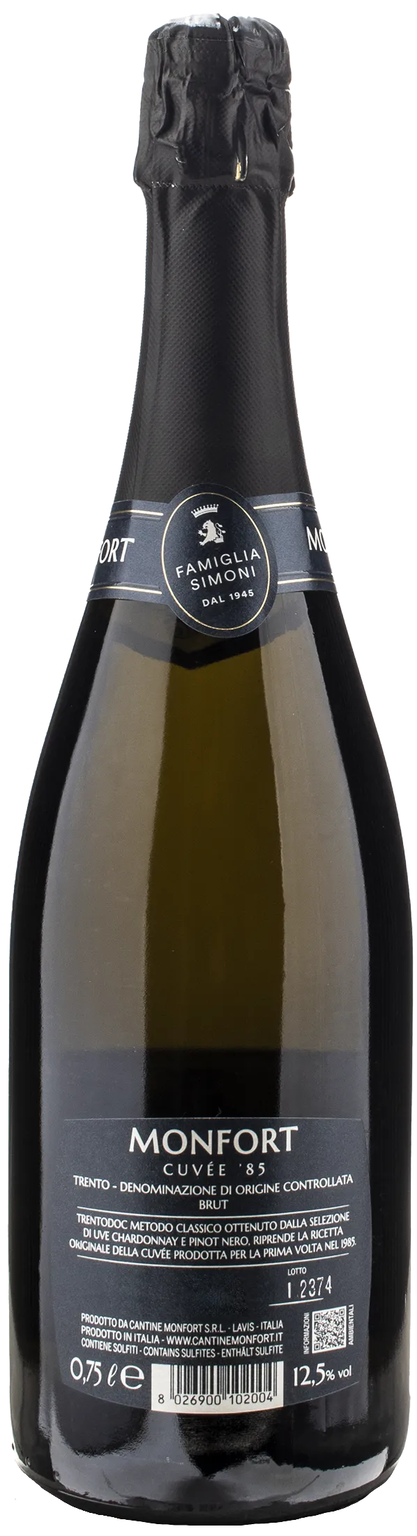 Casata Monfort Trento Cuvee '85 Brut