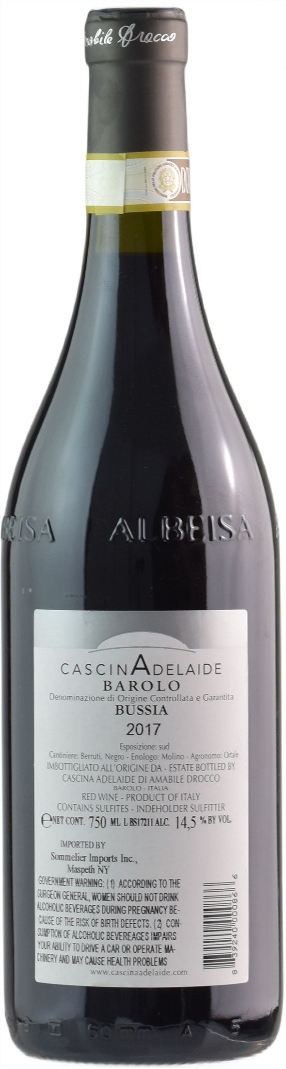 Cascina Adelaide Barolo Bussia 2017