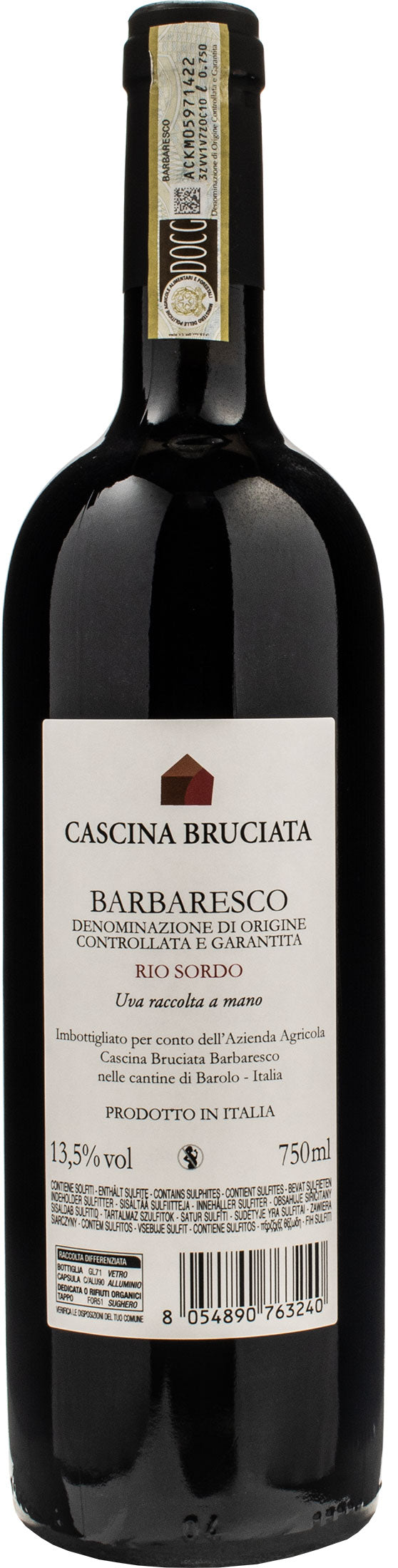 Cascina Bruciata Barbaresco Rio Sordo 2018