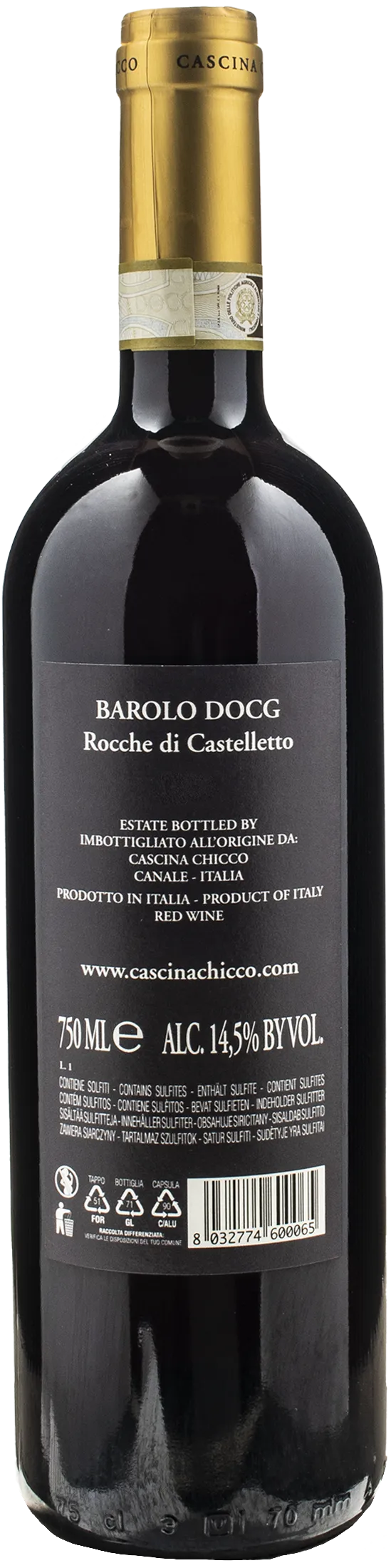 Cascina Chicco Barolo Rocche di Castelletto 2020