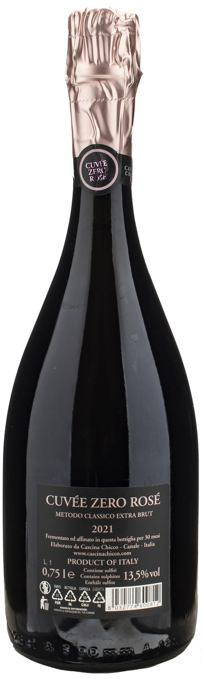 Cascina Chicco Metodo Classico Extra Brut Cuvee Zero Rosè 2021